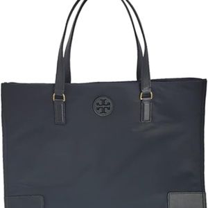 Tory Burch Womens 136144 Ella Gold-Tone Hardware Large Nylon Tote Bag